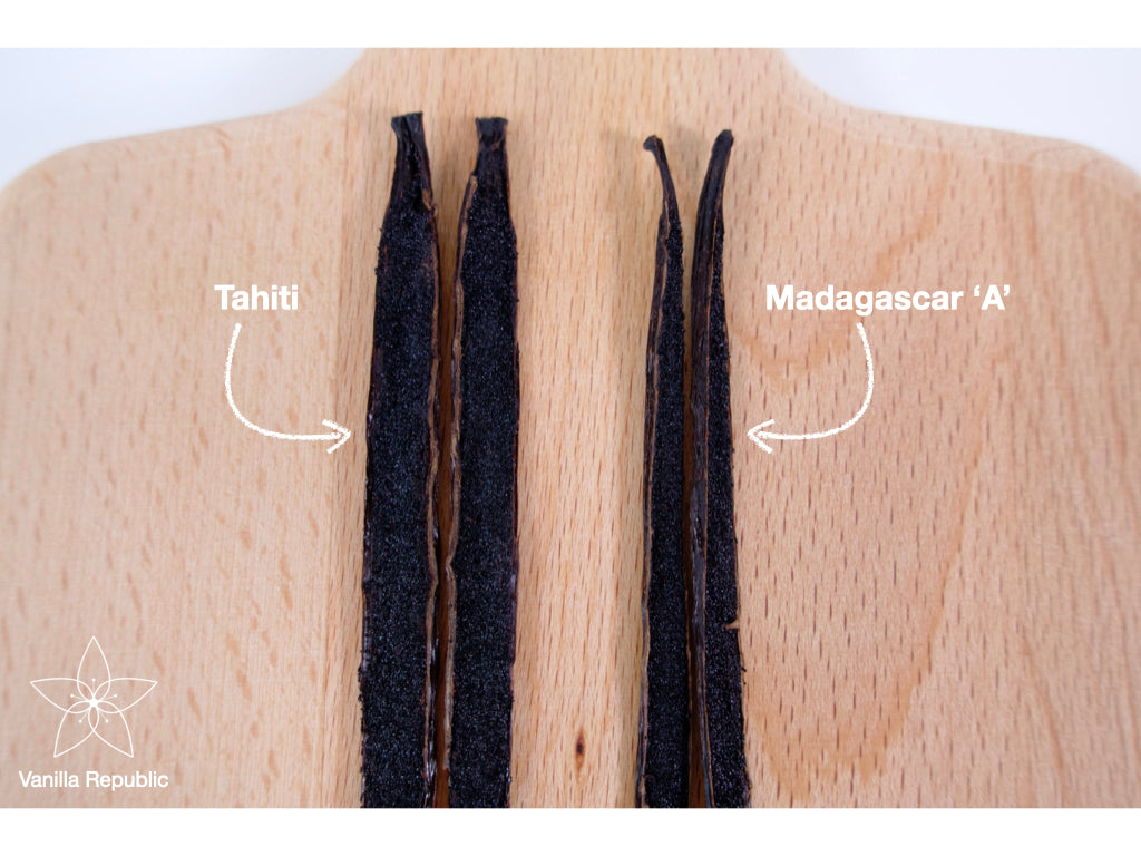 What's the difference between Tahiti and Madagascar vanilla beans